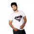 Men Round Neck White T-Shirt- Superman